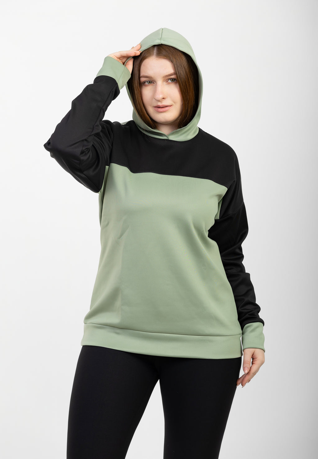 Colorful winter hoodie