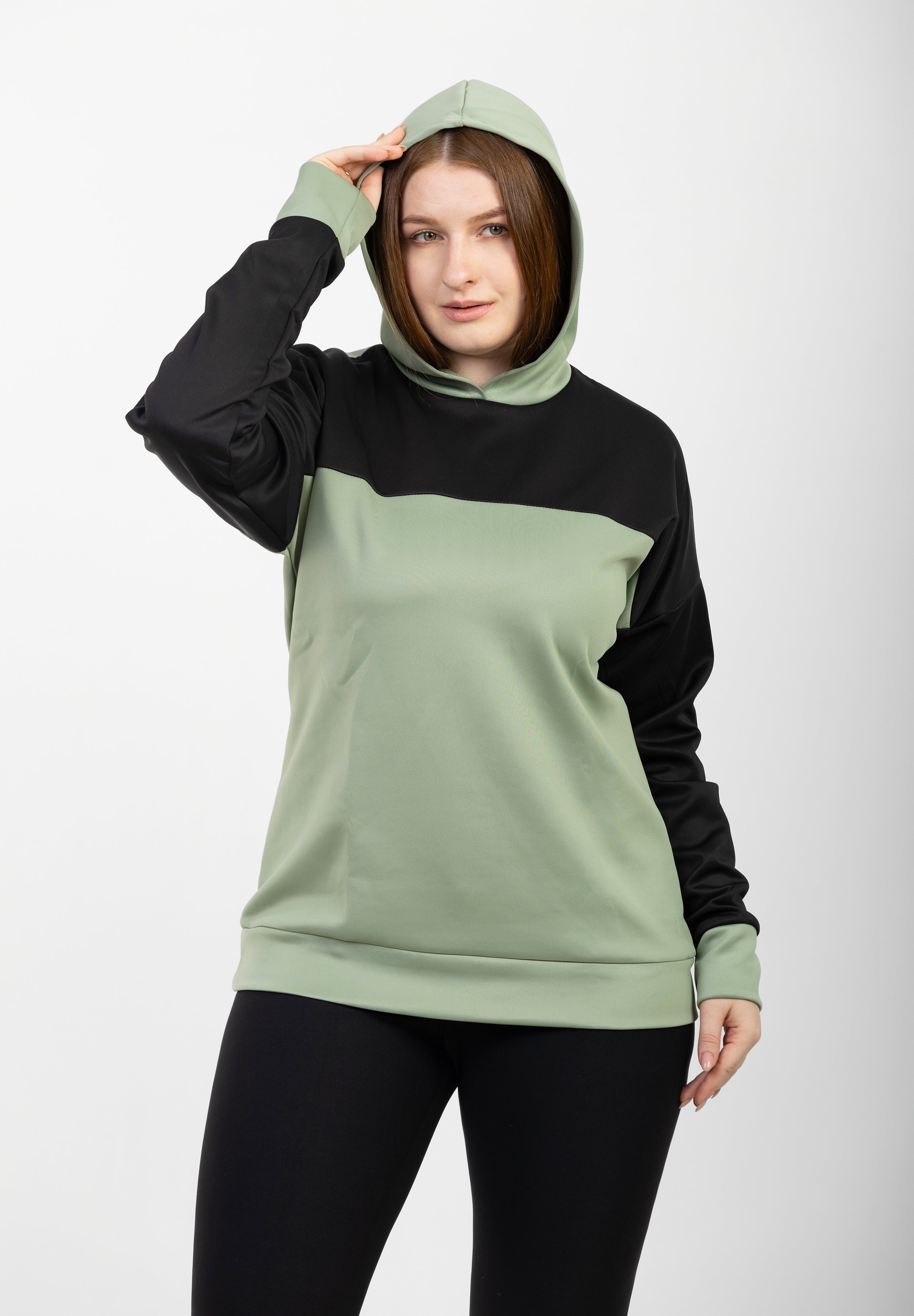Colorful winter hoodie
