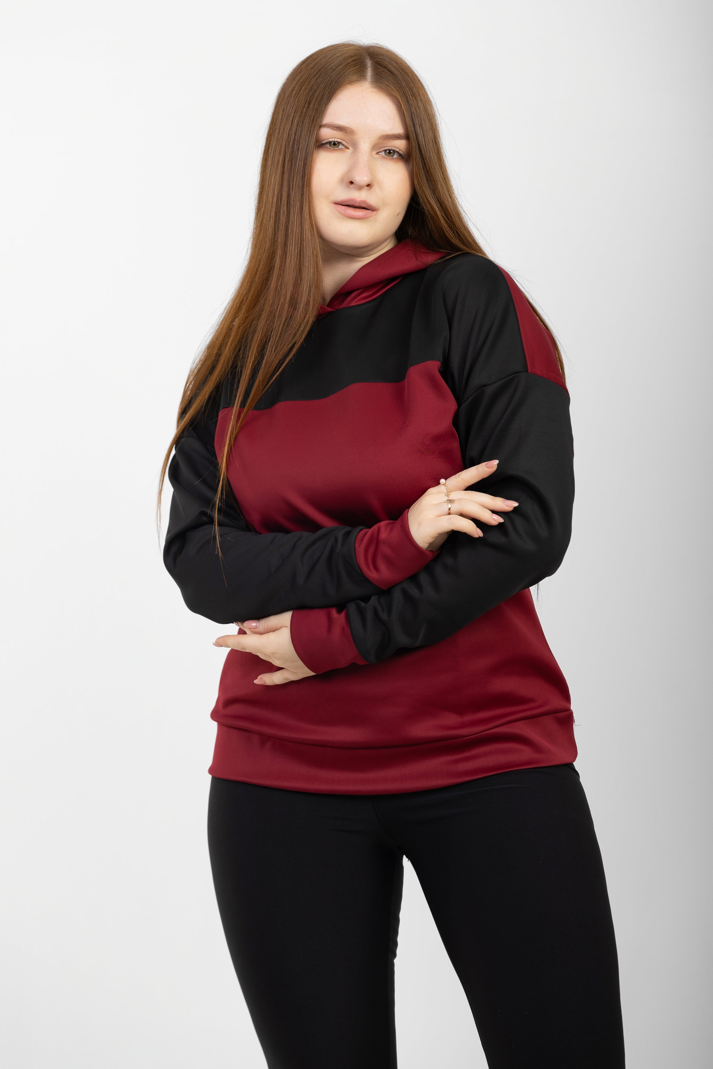 Colorful winter hoodie